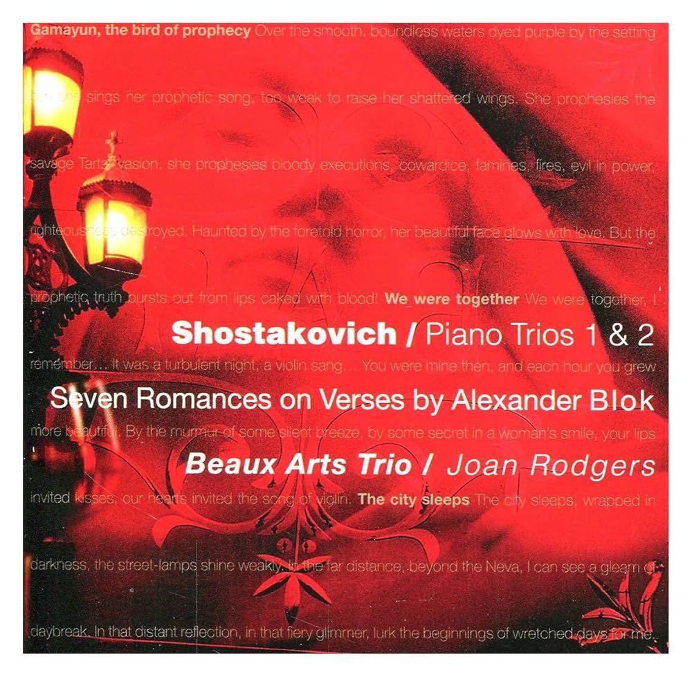 Beaux Arts Trio, Dmitri Shostakovich, Joan Rodgers